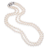 Vintage Mikimoto Double Akoya Pearl Strand Necklace
