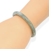 Vintage GIA Grade A Green Jadeite Jade Bangle Bracelet