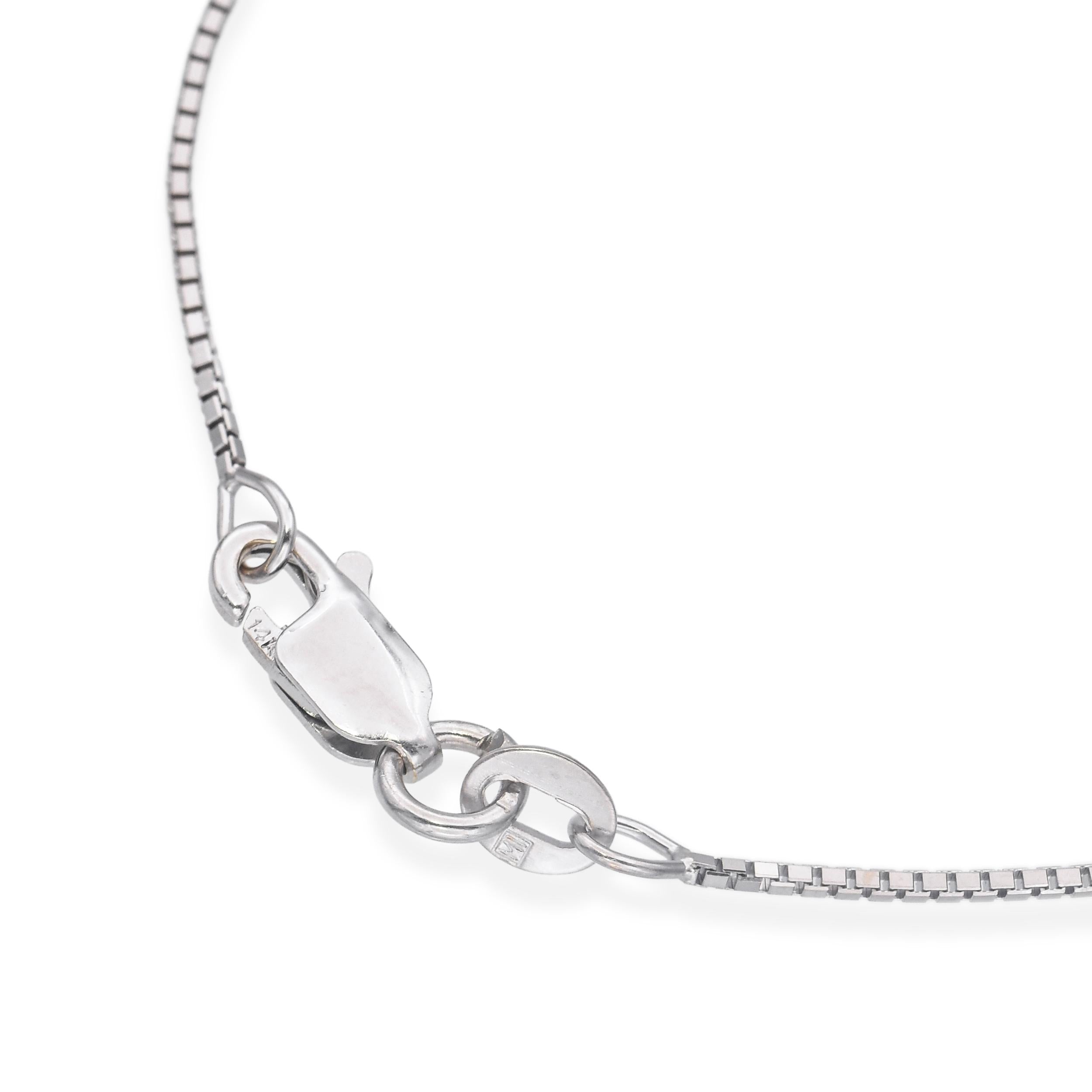 18k White Gold 2.56tcw Diamond Eternity Pendant Necklace