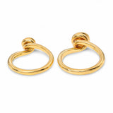 Angela Cummings 18k Yellow Gold Peridot and Citrine Stacking Twist Rings