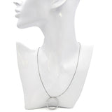 18k White Gold 2.56tcw Diamond Eternity Pendant Necklace