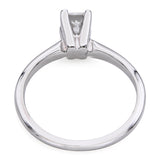 Vintage Platinum 0.45ct H VS1 Diamond Solitaire Ring