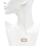 Vintage 10k Yellow Gold Rectangle Seed Pearl Brooch