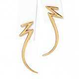 Vintage Tiffany & Co. 18k Yellow Gold Paloma Picasso Zig Zag Earrings