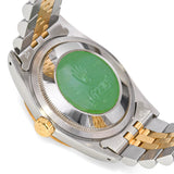 Rolex Oyster Perpetual Datejust Two-Tone Silver Dial Automatic Men's Watch 16233