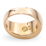 Asch Grossbardt 14k Yellow Gold Onyx and Mother of Pearl Inlay Ring