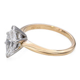 Vintage 14k Yellow Gold 1.31ct Diamond Engagement Ring