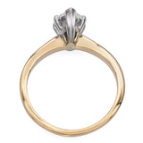 Vintage 14k Yellow Gold 1.31ct Diamond Engagement Ring