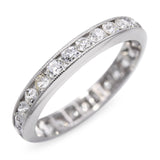 Antique Platinum 0.84tcw Old European Cut Diamond Eternity Band