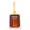 Vintage Burle Marx 18k Yellow Gold 4.70ct Citrine Pendant