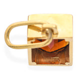 Vintage Burle Marx 18k Yellow Gold 4.70ct Citrine Pendant