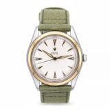 Vintage Two Tone 1948 Rolex Oyster Handwind Watch Ref 5058