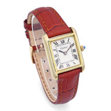 Vintage Cartier 18k Yellow Gold Electroplated Tank Manual Wind Watch