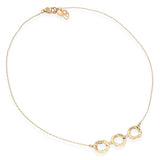Coomi 20k Yellow Gold Open Flower Diamond Necklace