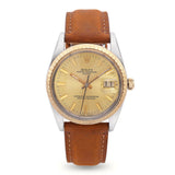 Vintage 1986 Rolex Date Two Tone Automatic Men's Watch Ref 15053