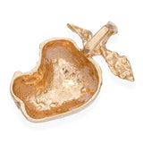 14k Yellow Gold Bitten Apple Pendant Charm