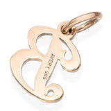 Vintage Avery 14k Yellow Gold Monogram B Initial Pendant