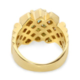 18k Yellow Gold 1.89ct Mozambique Paraiba Tourmaline Ring