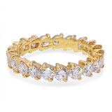 Hammerman Brothers 18K Yellow Gold 2.31ctw Diamond Eternity Ring