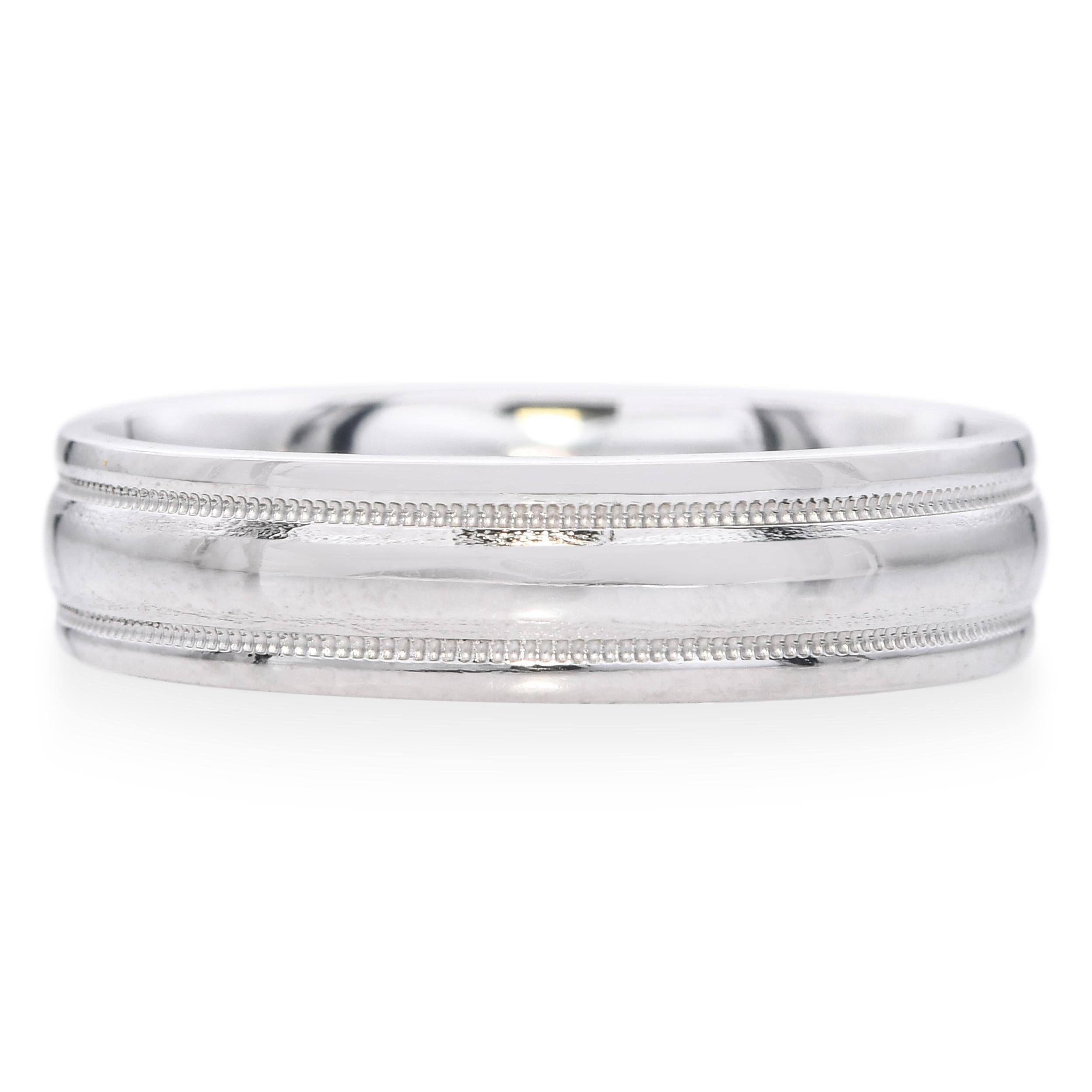 Scott Kay Platinum Men's Wedding Band