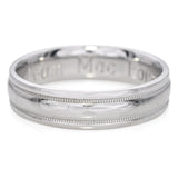 Scott Kay Platinum Men's Wedding Band