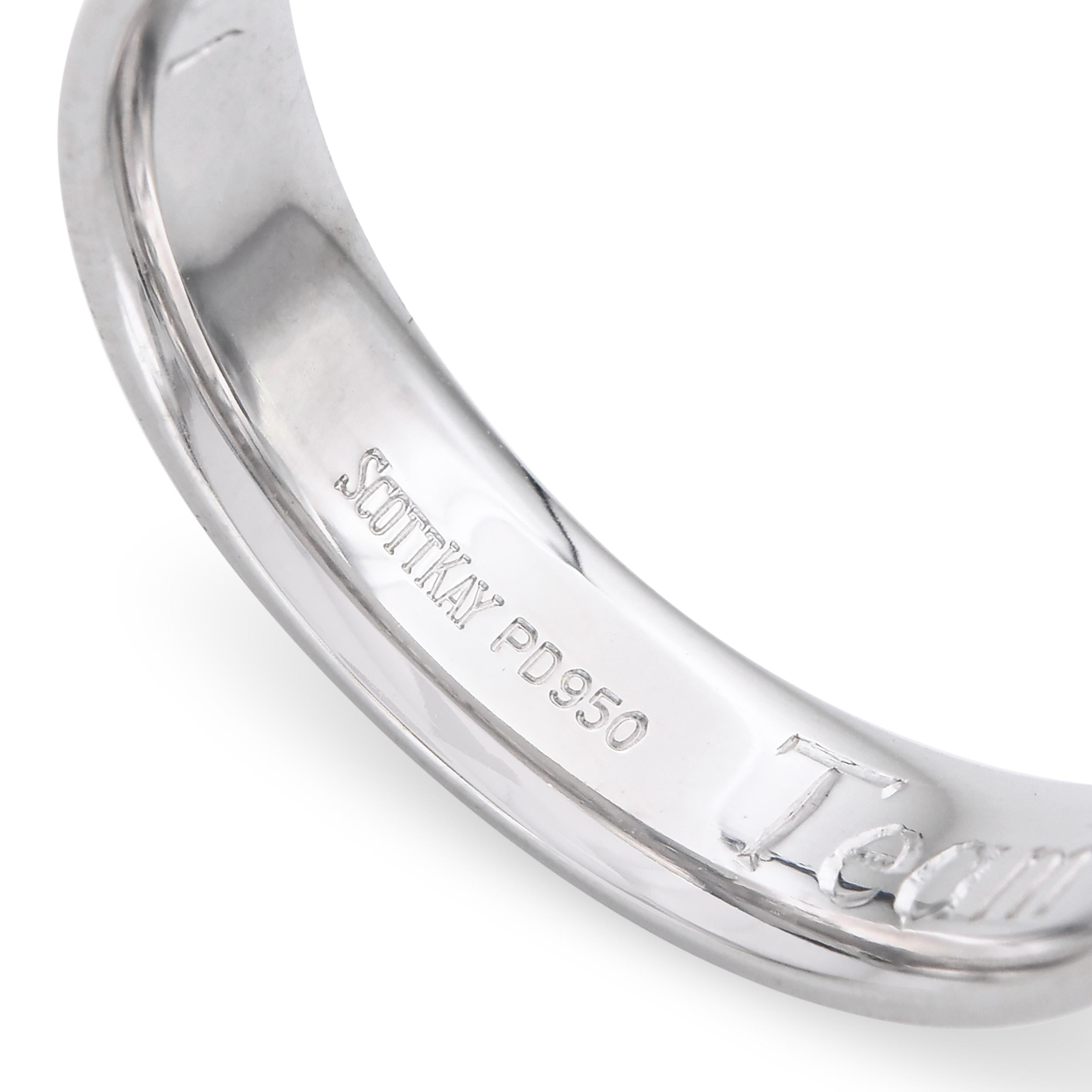 Scott Kay Platinum Men's Wedding Band