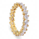 Hammerman Brothers 18K Yellow Gold 2.31ctw Diamond Eternity Ring