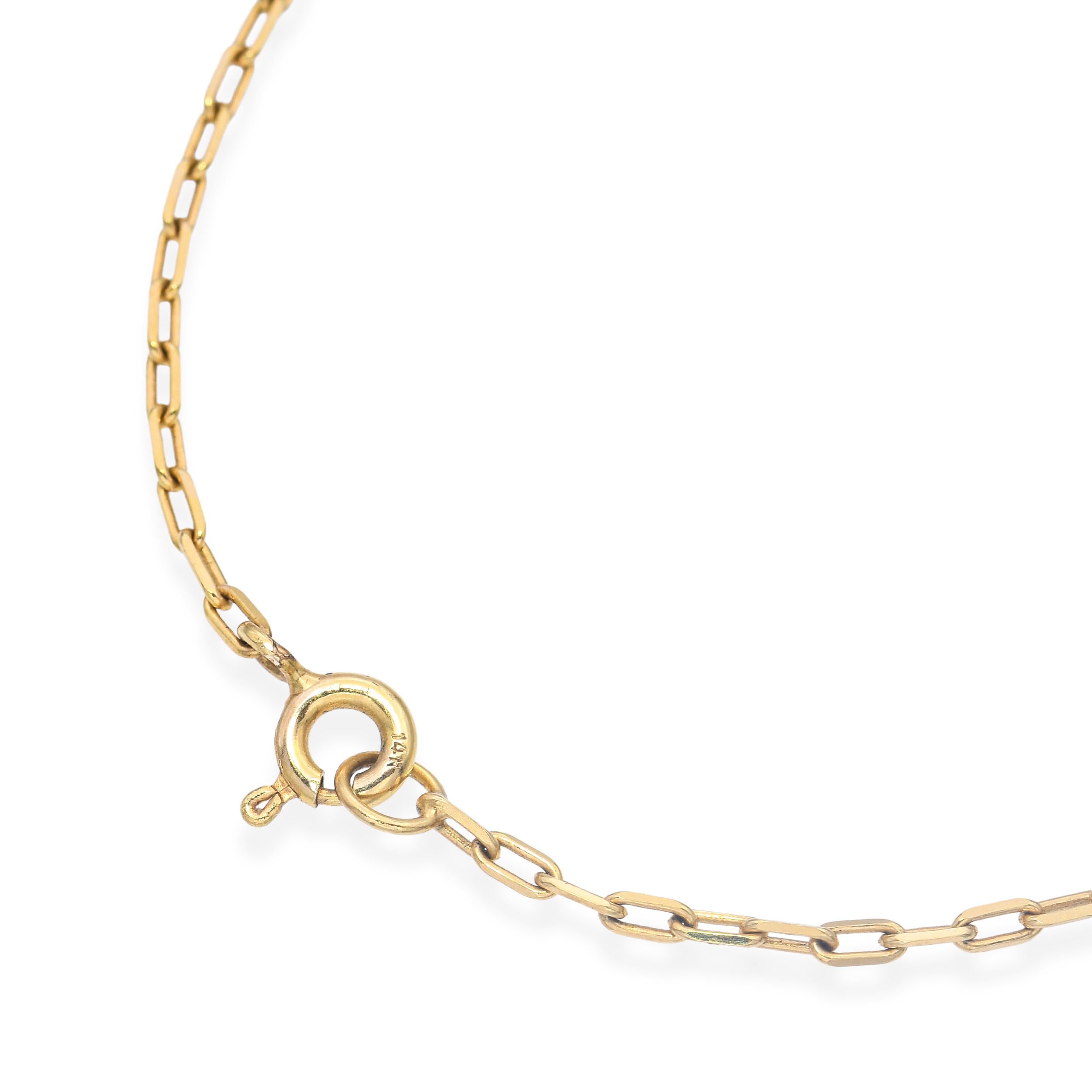 Antique Silver & Yellow Gold Rose Cut Diamond & Sapphire Lavalier Necklace