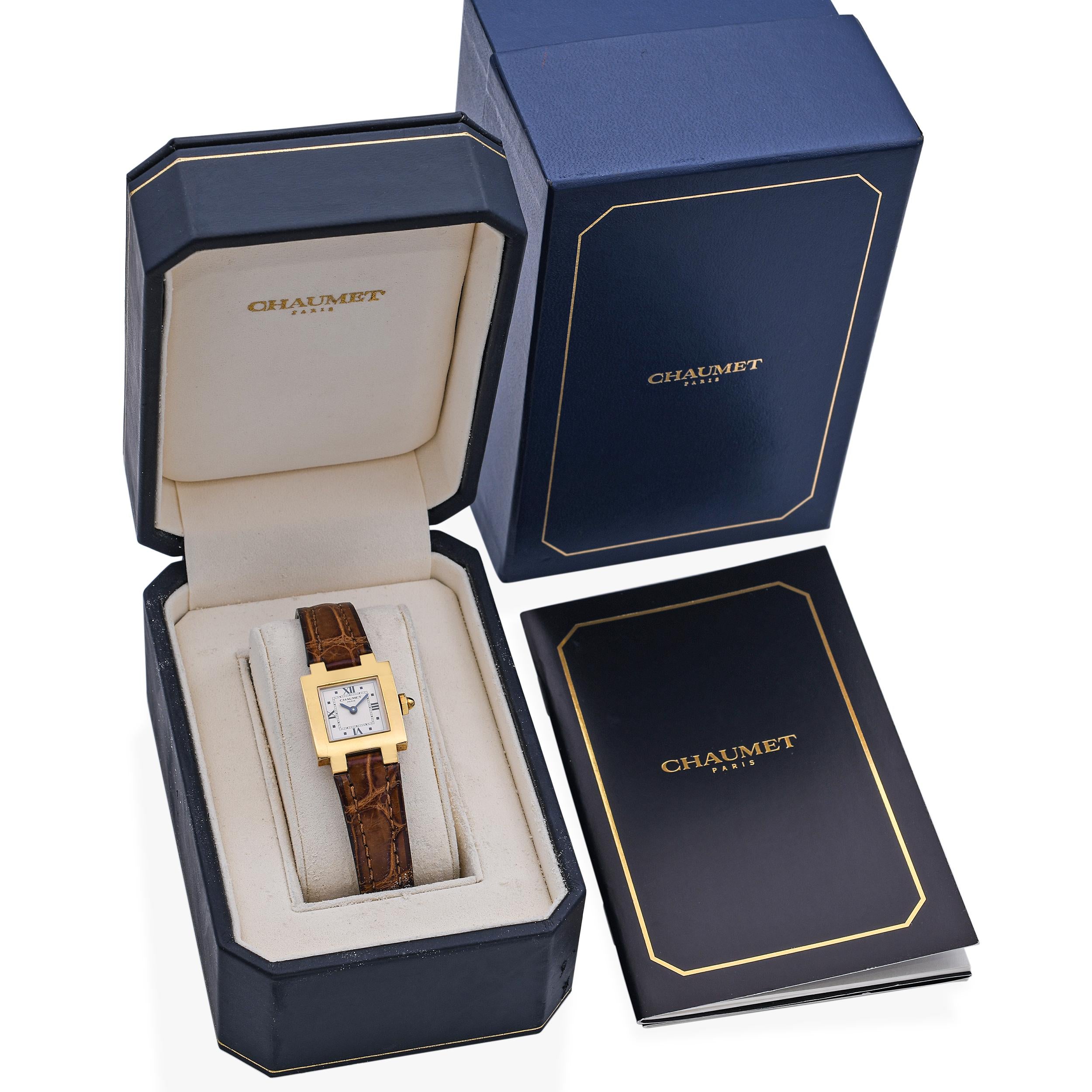 Chaumet Etanche 18k Yellow Gold 11S0277 Women's Watch