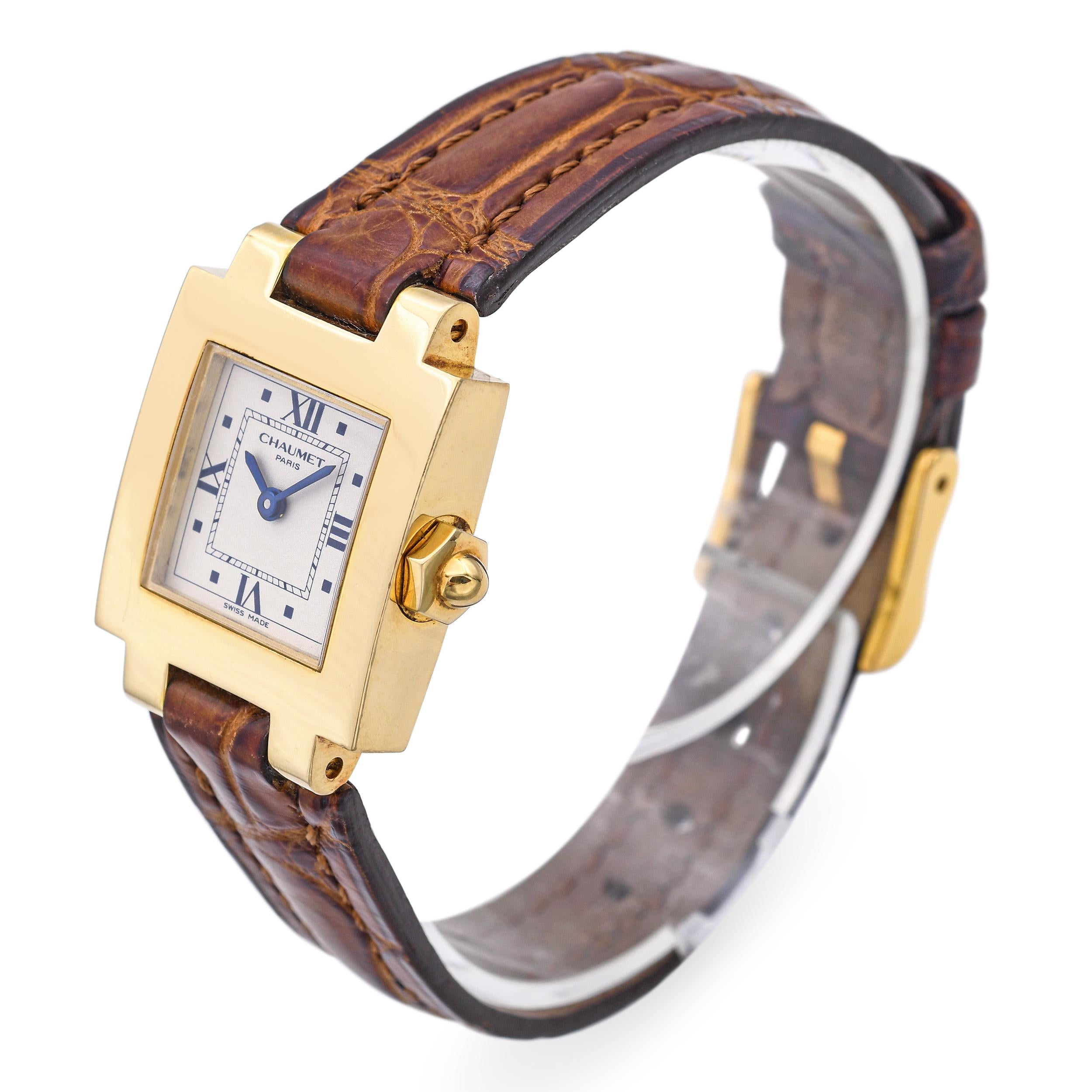 Chaumet Etanche 18k Yellow Gold 11S0277 Women's Watch