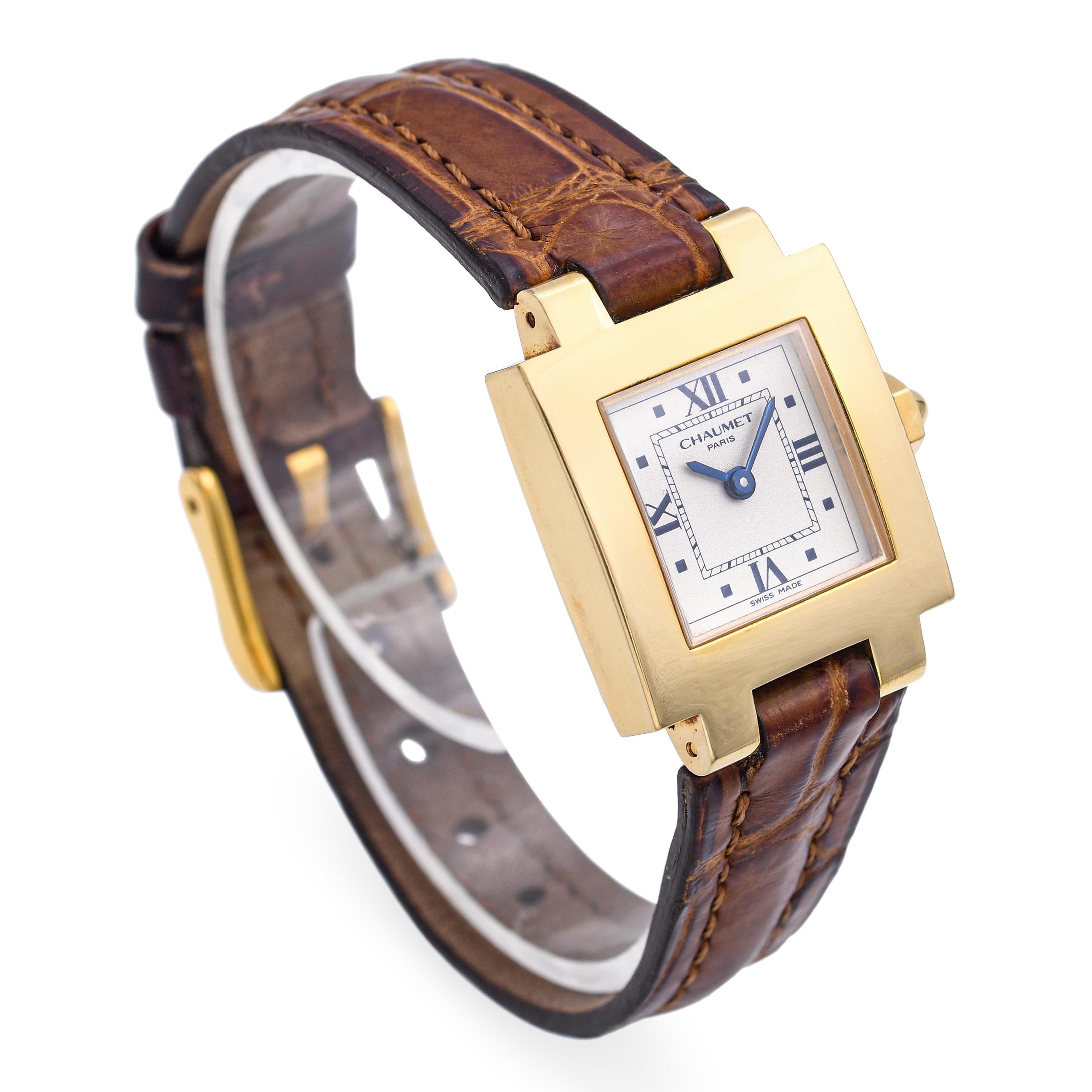 Chaumet Etanche 18k Yellow Gold 11S0277 Women's Watch