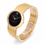 Vintage 1969 18k Yellow Gold Rolex Cellini Vignette Dial Watch Ref 3818