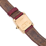 Cartier 18k Yellow Gold Ladies Tank Francaise Watch