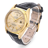 Vintage 1972 18k Yellow Gold Rolex Day Date Men's Watch Ref. 1803