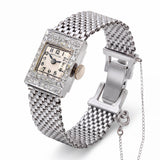 Antique Art Deco Hamilton Platinum and 14k Gold Diamond Women’s Watch