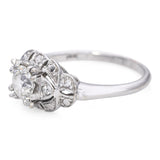 Vintage White Gold 0.76tcw Old Euro Diamond Ring