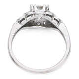 Vintage White Gold 0.76tcw Old Euro Diamond Ring