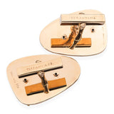 Vintage Tiffany & Co. 14k Yellow Gold and Ruby Muskellunge Fish Cufflinks