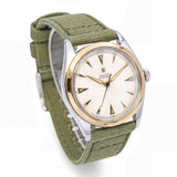 Vintage Two Tone 1948 Rolex Oyster Handwind Watch Ref 5058