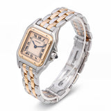 Vintage Cartier Panthère Gold & Stainless Steel Two-Row Quartz Women’s Watch