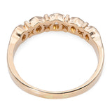 14k Yellow Gold 0.93tcw Diamond Semi-Eternity Wedding Band