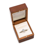 Platinum GIA .90ct D VVS2 Oval Diamond Engagement Ring