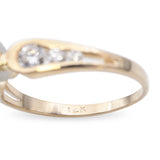14k Yellow Gold 2.22tcw Pear and Round Shape Diamond Engagement Ring