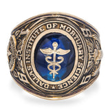 Vintage 10k Yellow Gold Balfour Dallas Institute of Mortuary Class of 1968 Ring