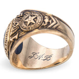 Vintage 10k Yellow Gold Balfour Dallas Institute of Mortuary Class of 1968 Ring