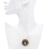 Vintage Yellow Gold Miniature Portrait Boy Brooch