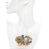 Exceptional Antique Yellow Gold Multi Gemstone Stick Pin Collection Brooch