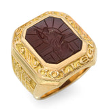 Vintage 1936 Jostens 10k Gold Beaver College Intaglio Ring