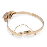 Vintage Yellow Gold Diamond Accented Horse Head Bracelet