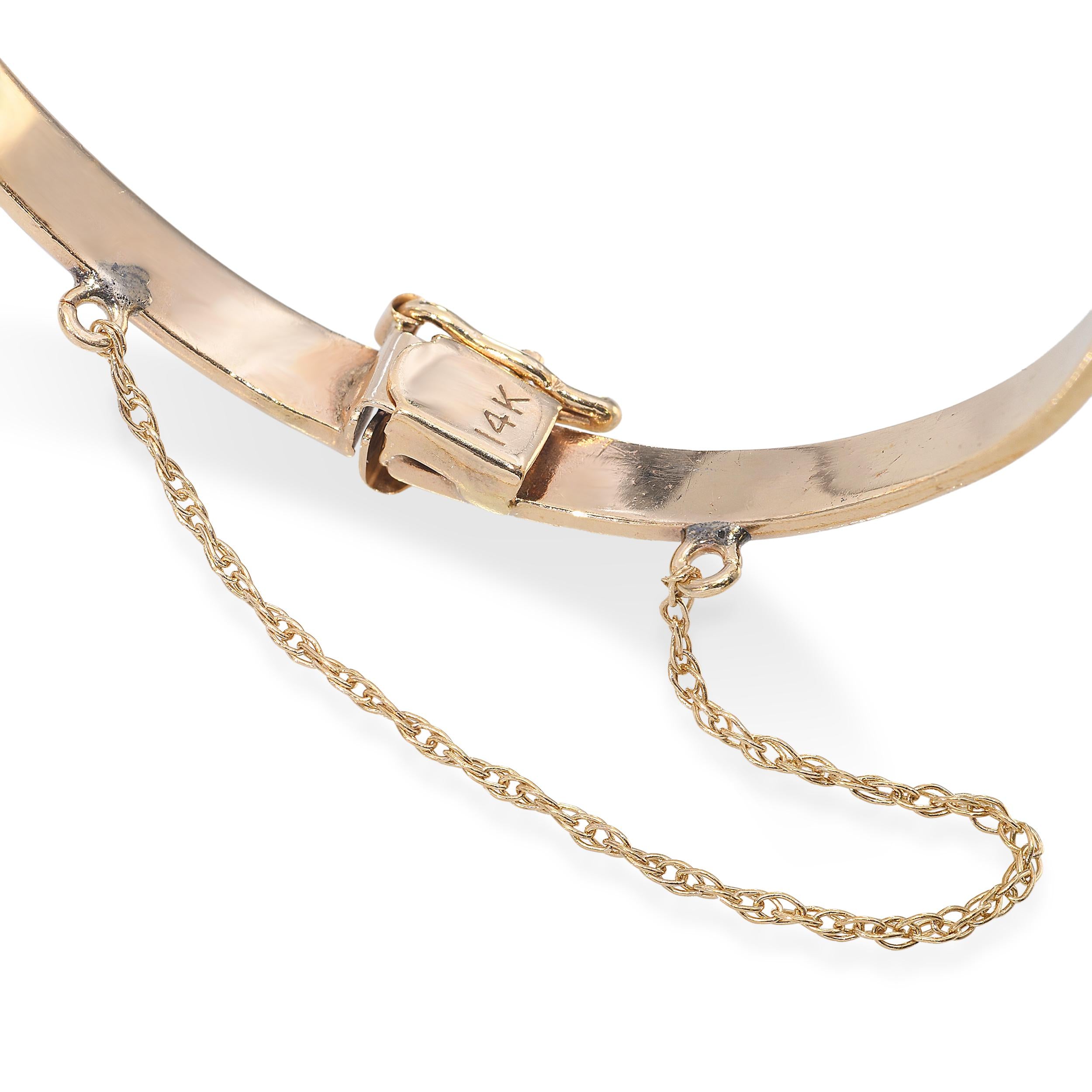 Vintage Yellow Gold Diamond Accented Horse Head Bracelet